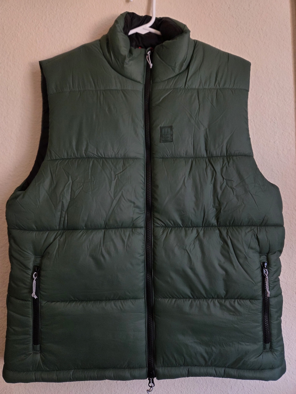 Topo Designs Men's Puffer Vest in Forest Green